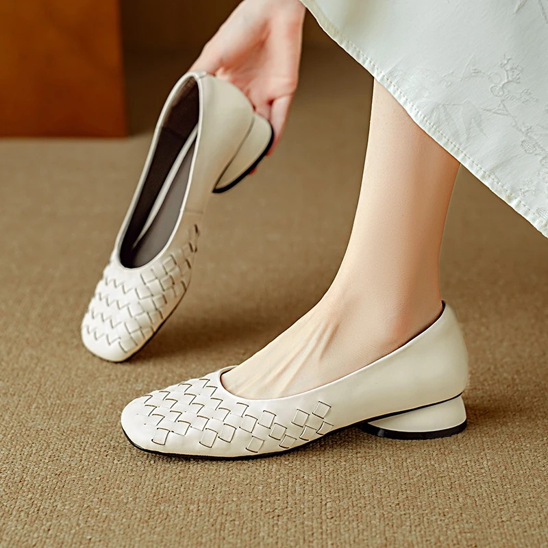 Marcelle Leather Ballet Flats
