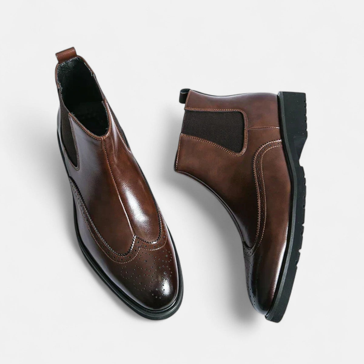 Marzio™ | Stilvolle Chelsea-Stiefel für Herren aus hochwertigem Kunstleder