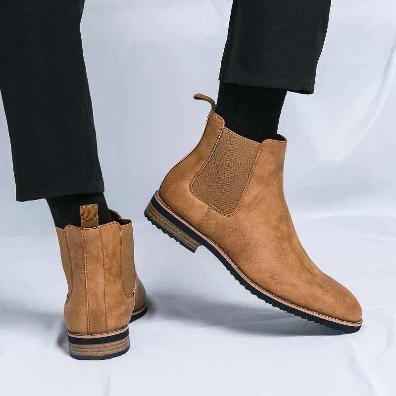 Julian - Leder Chelsea-Stiefel