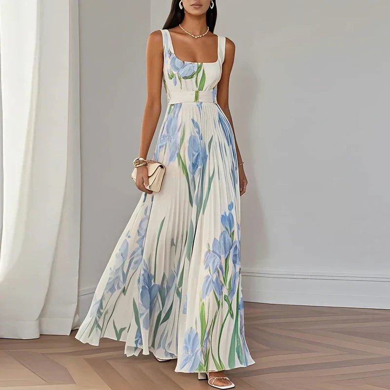 Oriah | A-Line Floral Maxi Dress