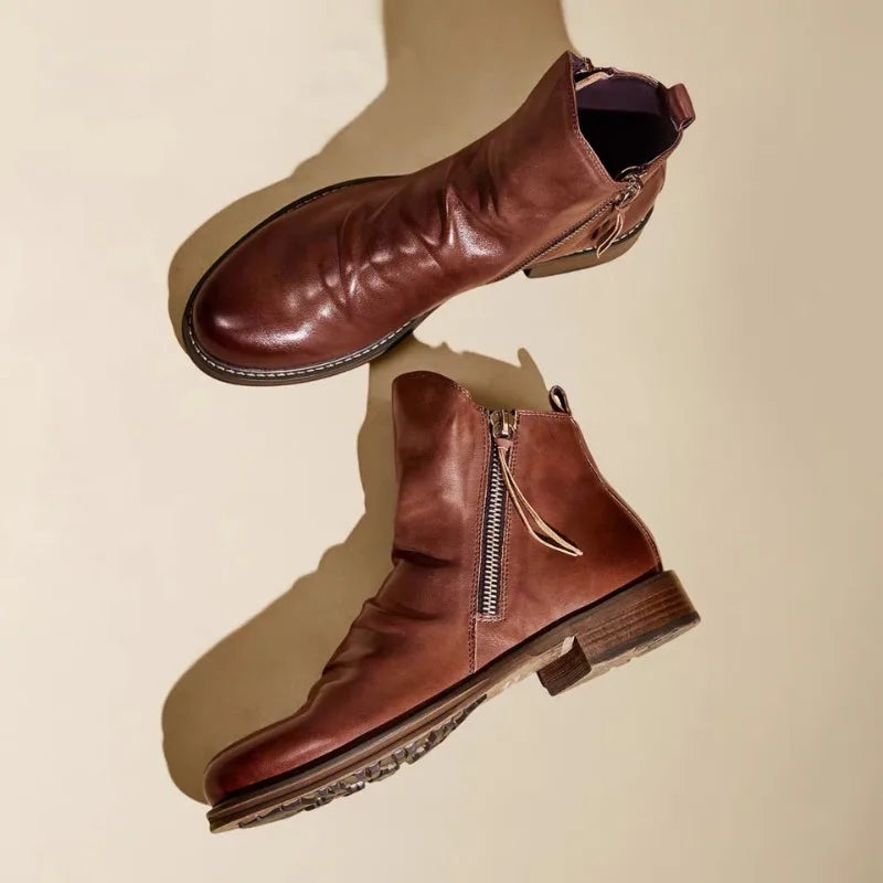 Marco - Leder Chelsea-Stiefel