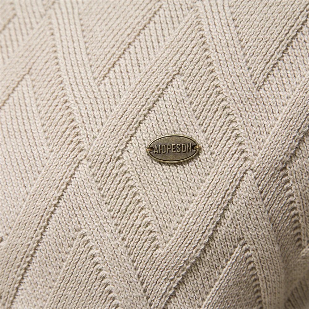 Theodor | Herren Pullover mit Rautendesign