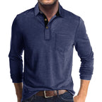 Jörg™ | Herren Langarmshirt in einfarbigem Design