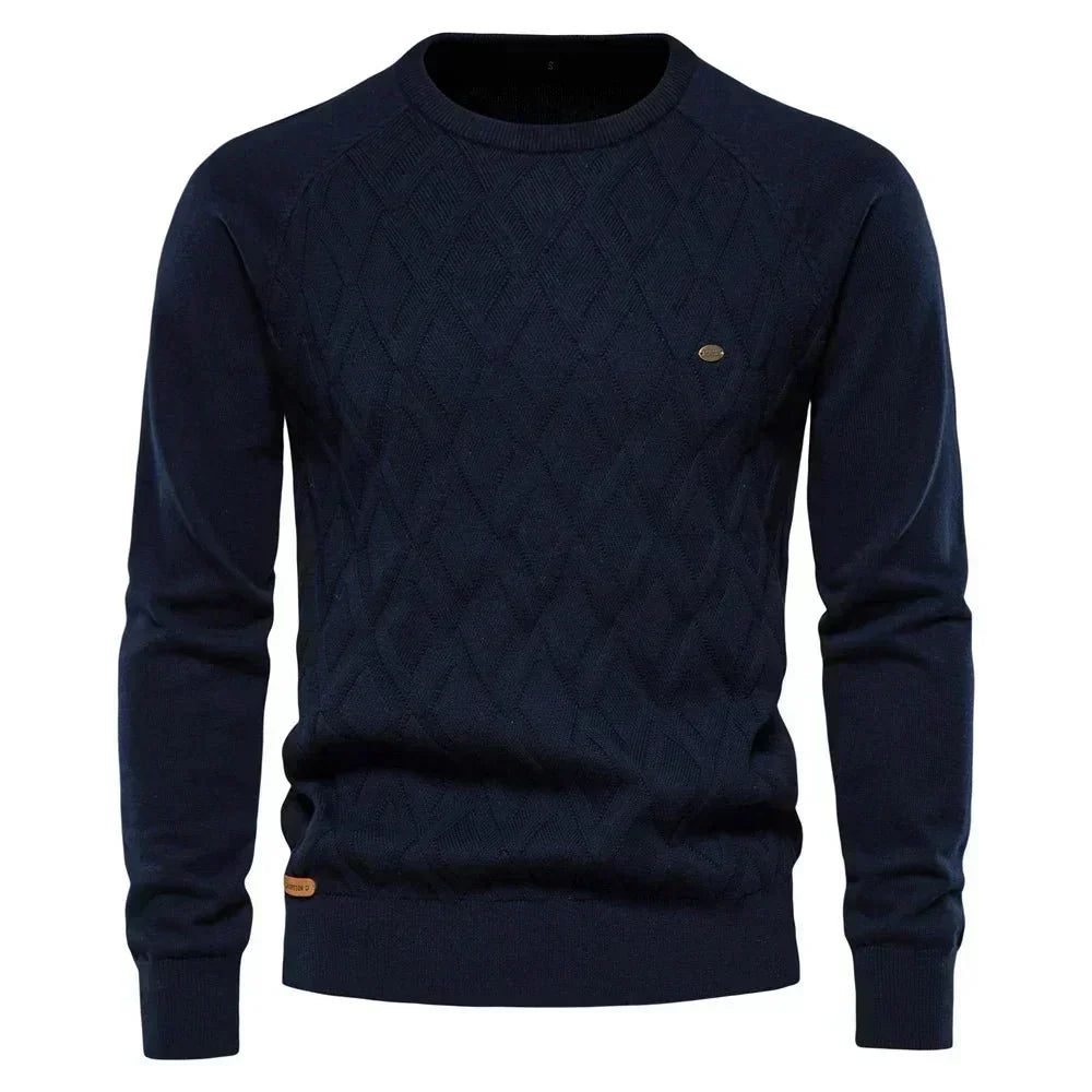 Theodor | Herren Pullover mit Rautendesign