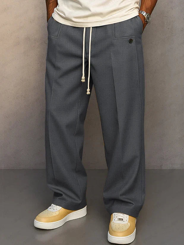 Victor - Elegante Herrenhose mit verstellbarem Tunnelzug