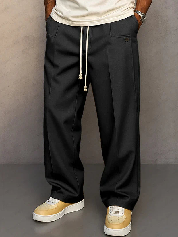 Victor - Elegante Herrenhose mit verstellbarem Tunnelzug