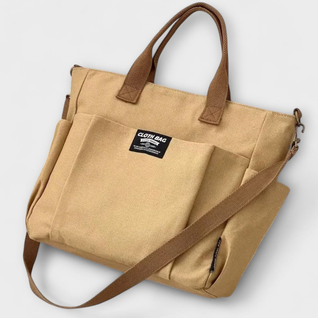 Olivia - Schlichte Canvas-Handtasche