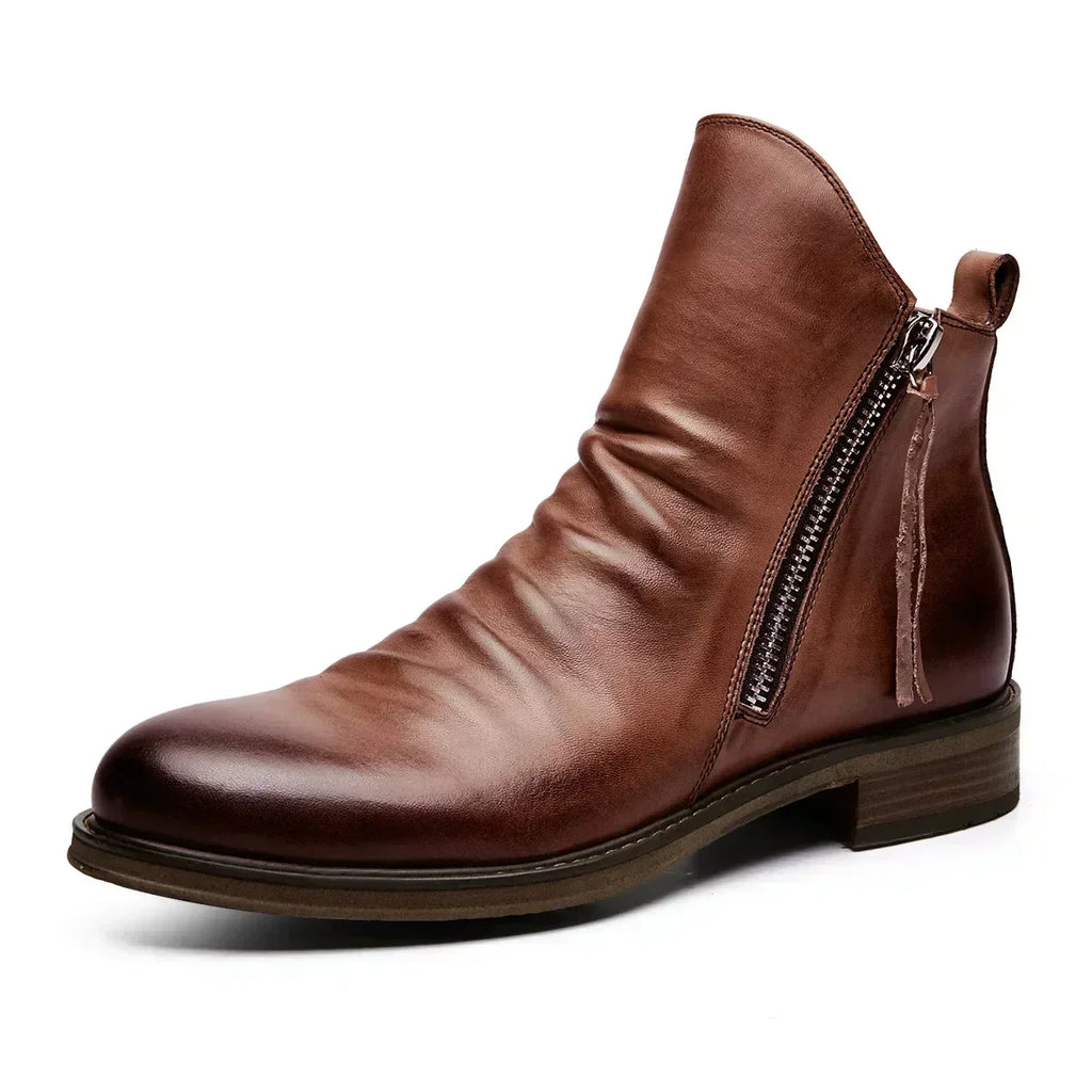 Marco - Leder Chelsea-Stiefel
