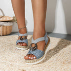 Jesse - Komfortable Ergonomische Keilabsatzsandalen