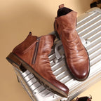 Marco - Leder Chelsea-Stiefel
