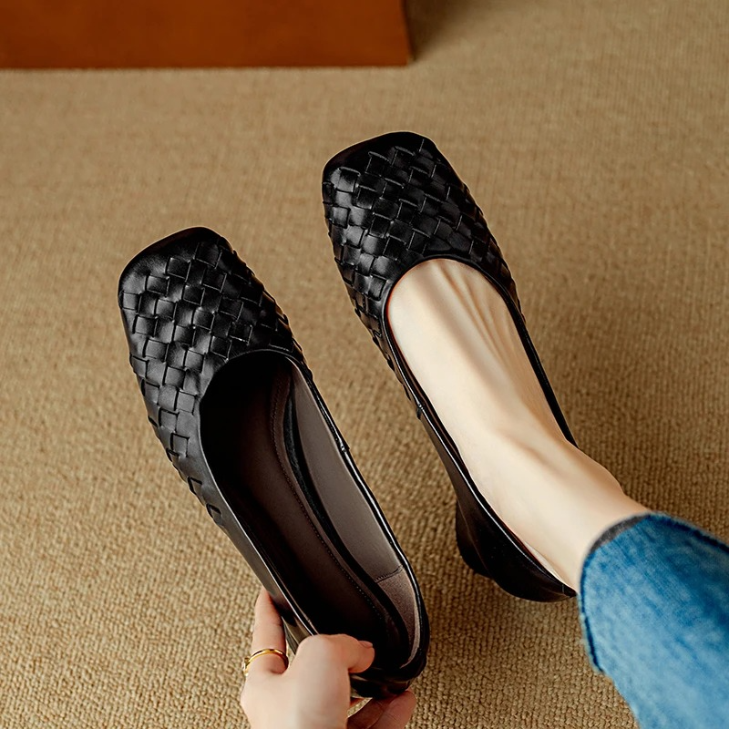 Marcelle Leather Ballet Flats