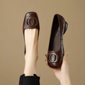 Opium Leather Ballet Flats