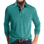 Jörg | Herren Langarmshirt in einfarbigem Design