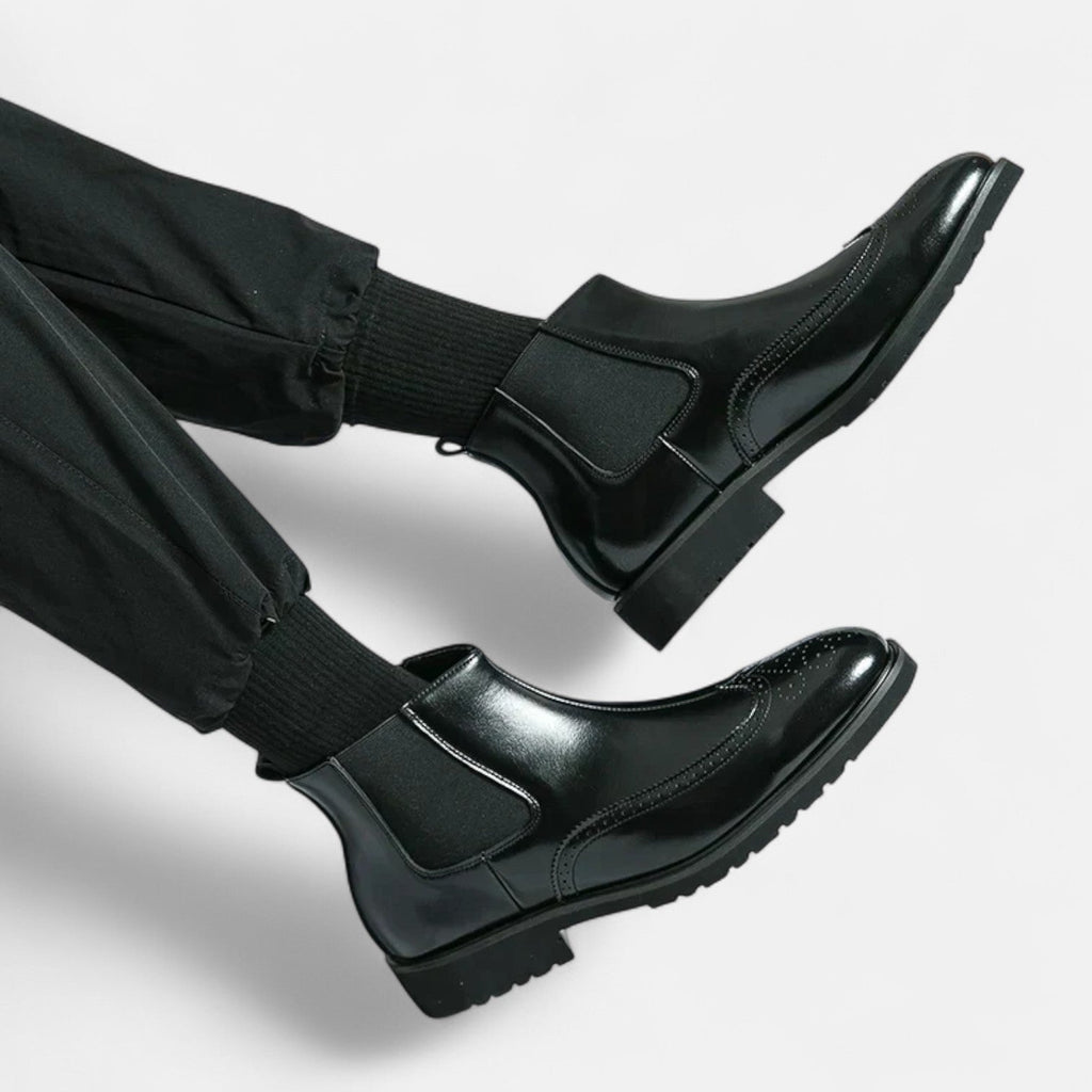 Marzio™ | Stilvolle Chelsea-Stiefel für Herren aus hochwertigem Kunstleder