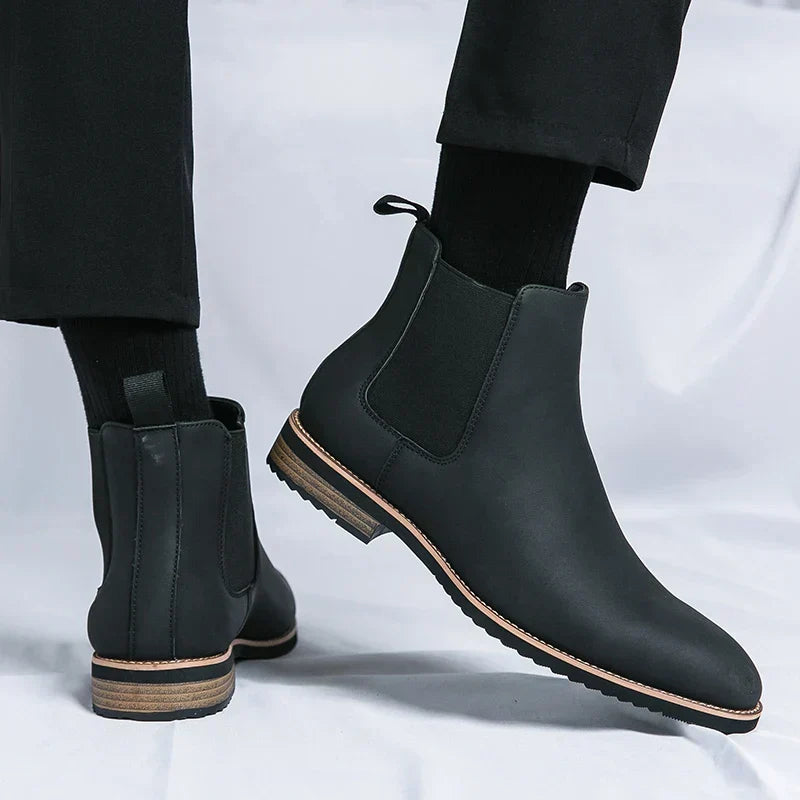 Julian - Leder Chelsea-Stiefel