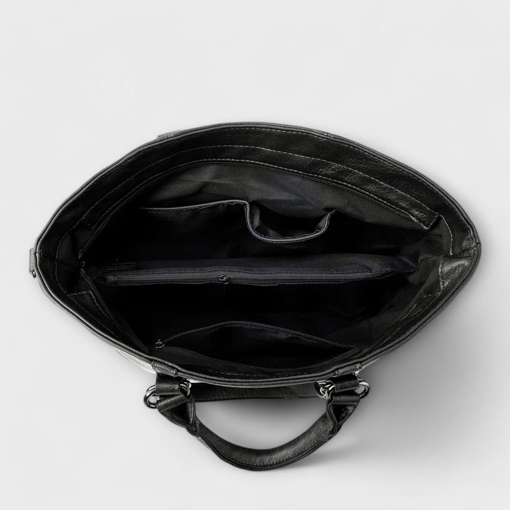 Olivia - Geräumige Lederhandtasche