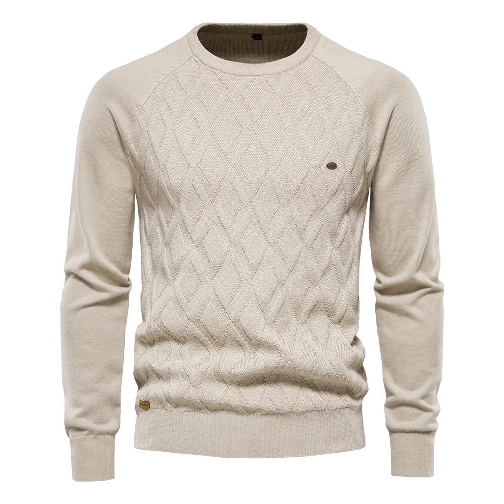 Theodor | Herren Pullover mit Rautendesign