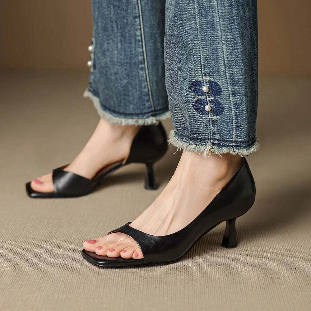Valenti Leather Heels