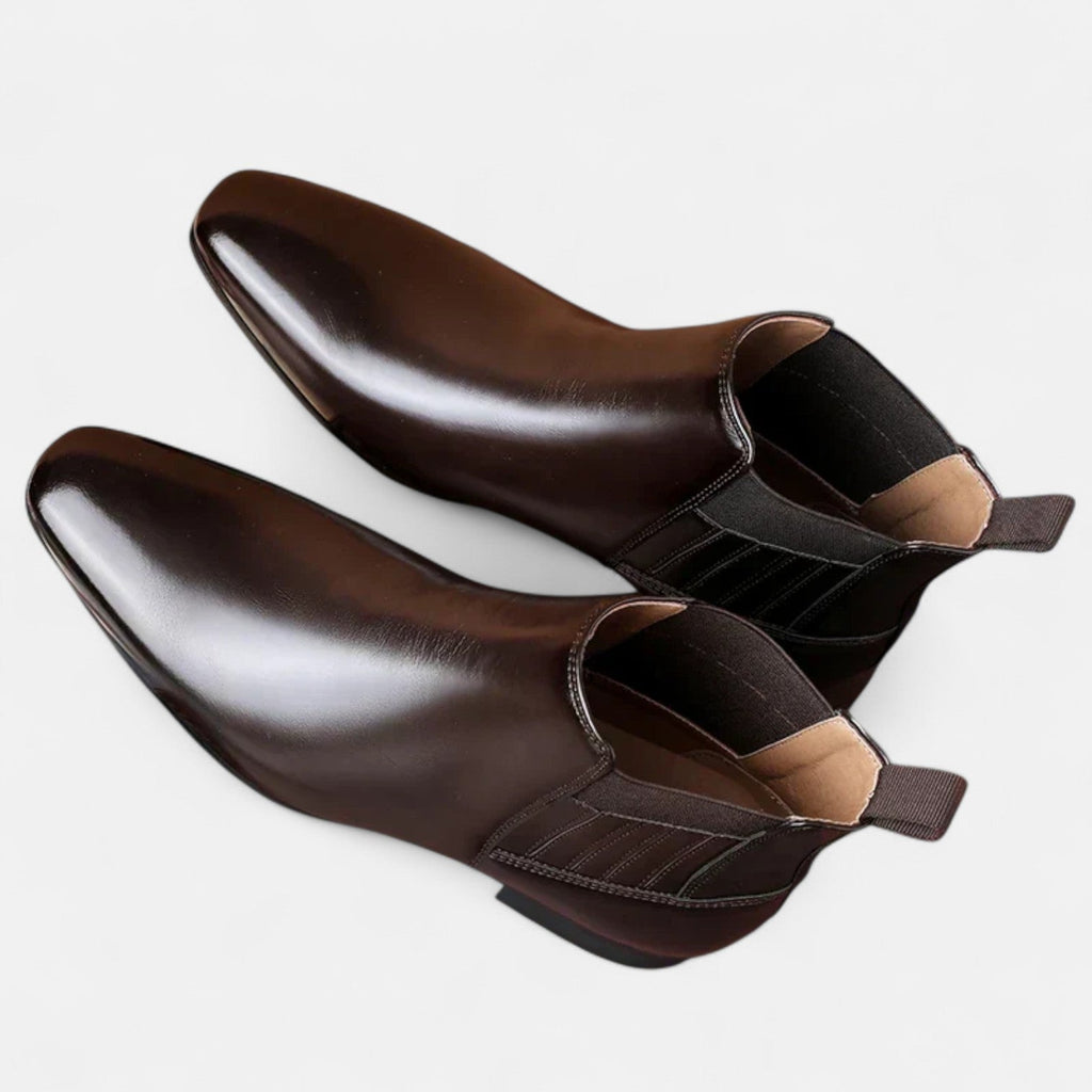 Faustino™ | Stilvolle Herren-Stiefeletten aus premium Kunstleder