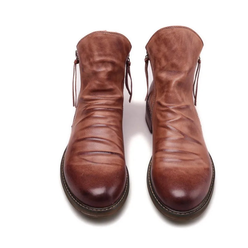 Marco - Leder Chelsea-Stiefel