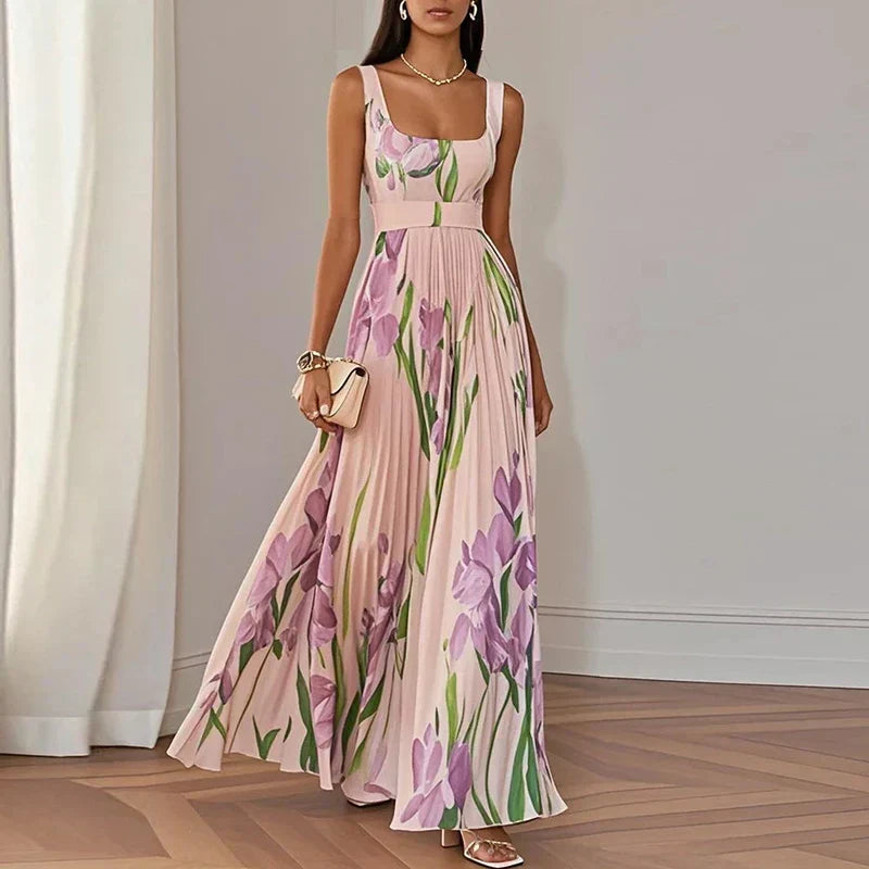Oriah | A-Line Floral Maxi Dress