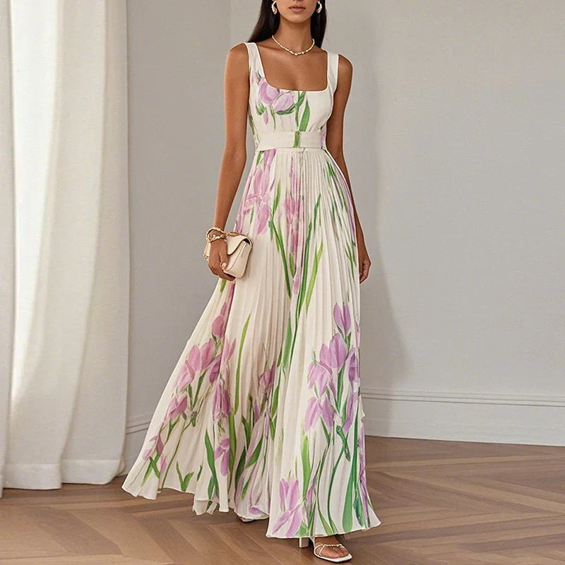 Oriah | A-Line Floral Maxi Dress