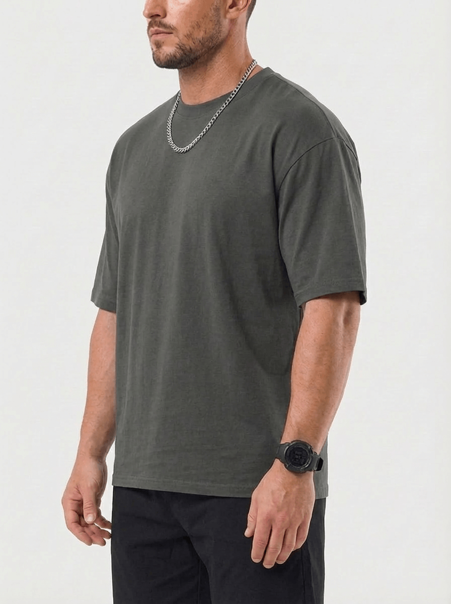 Trevo Oversized T-Shirt - Gray