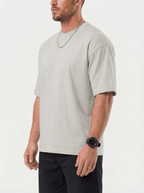 Trevo Übergrößen T-Shirt - Helles Grau