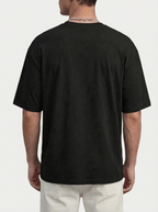 Trevo Black Oversized T-Shirt