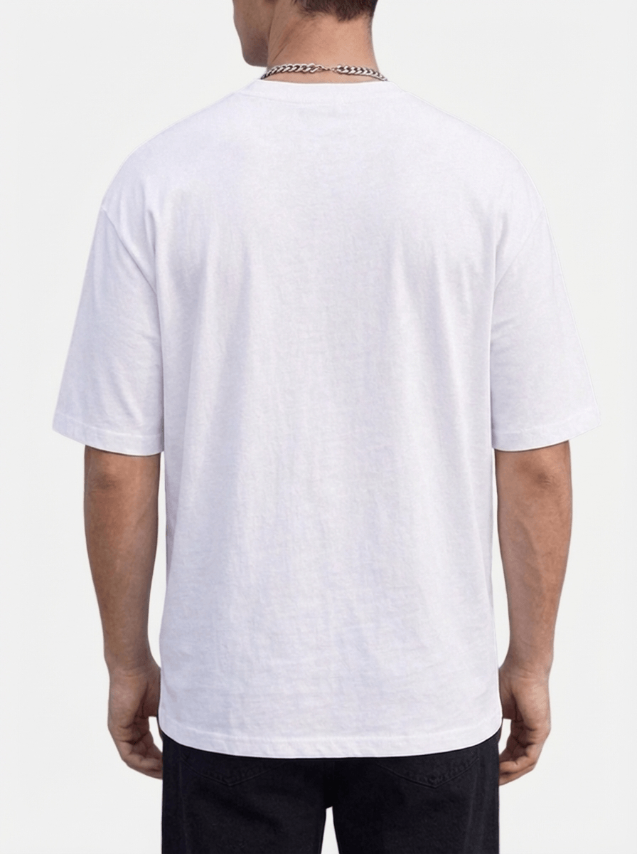Trevo Übergröße T-Shirt - Weiß