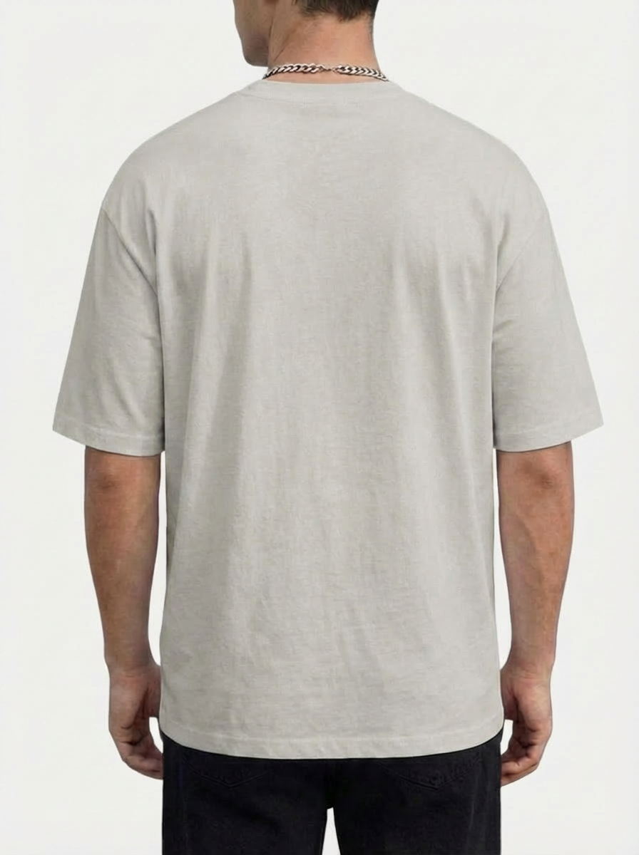 Trevo Übergrößen T-Shirt - Helles Grau