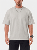 Trevo Übergrößen T-Shirt - Helles Grau