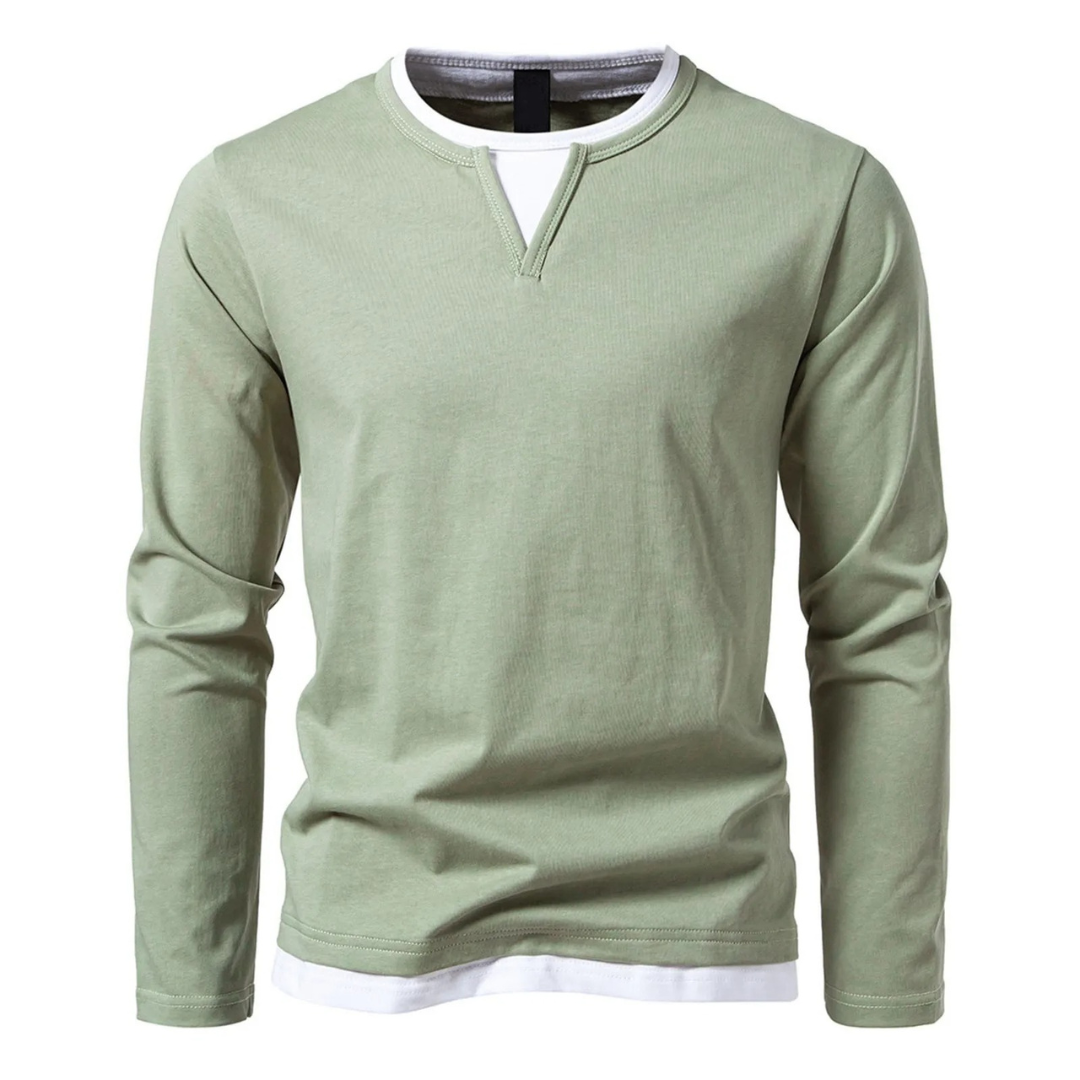 Henry | Langärmliges Baumwollshirt