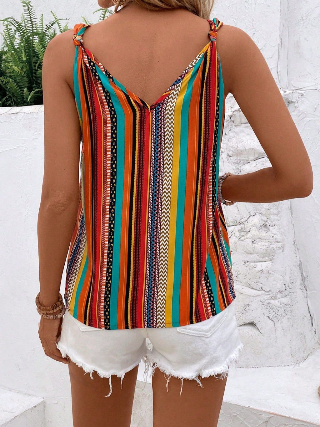 Marloes - Bunte Streifenbluse