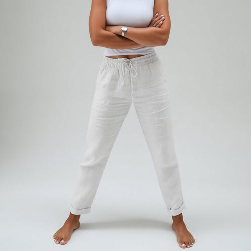 Albertine™ — 100% Baumwoll Bequeme Fließhose für Natürlichen Komfort