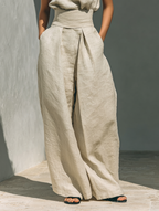 Sienna Ärmelloses Top und Weite-Hose Set