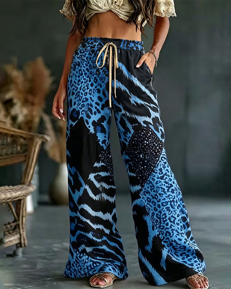 Christa | Komfortable Hose im Leopardenprint