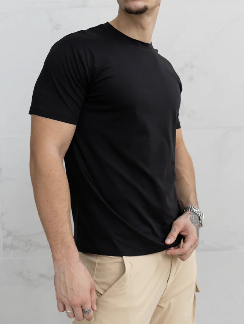 Evano Black T-Shirt