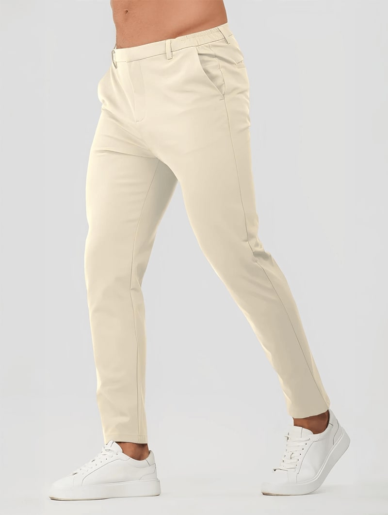 Beige Rocio Stretch Pants
