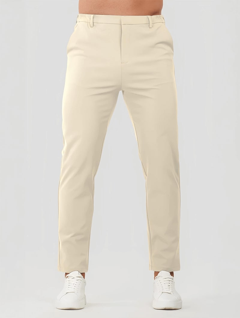 Beige Rocio Stretch Pants