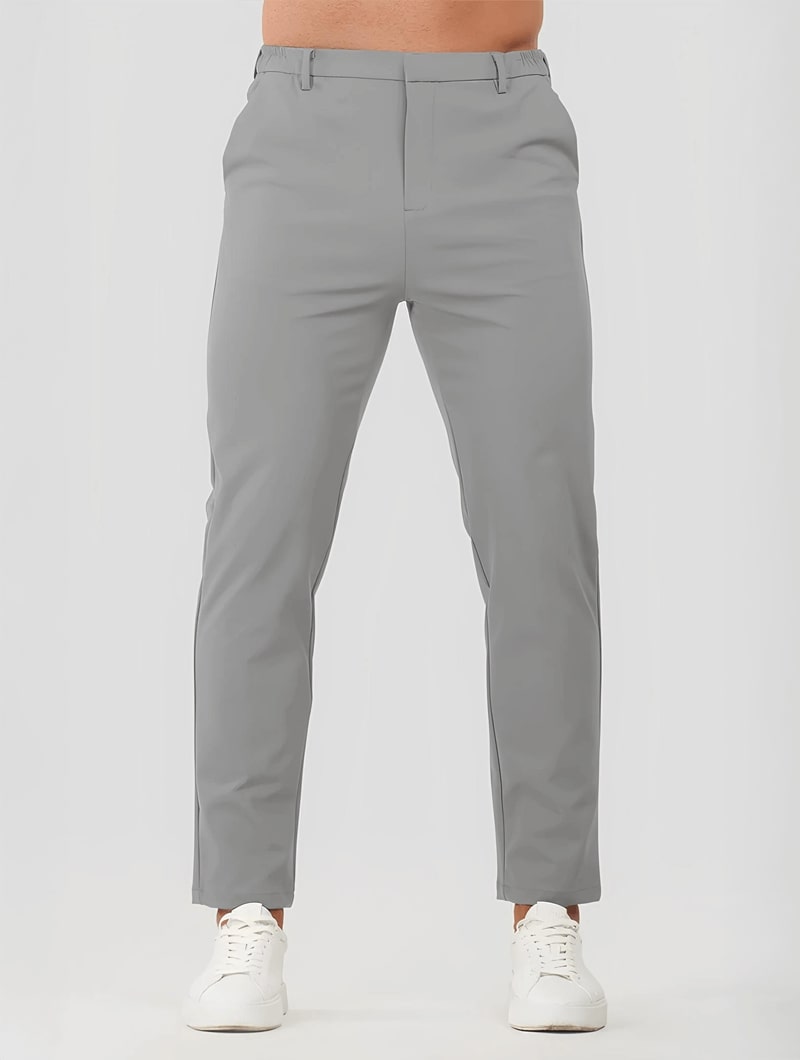 Rocio Stretch Trousers - Gray