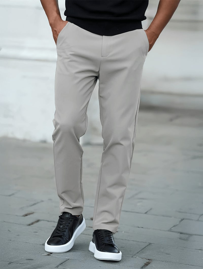 Rocio Stretch Trousers - Gray