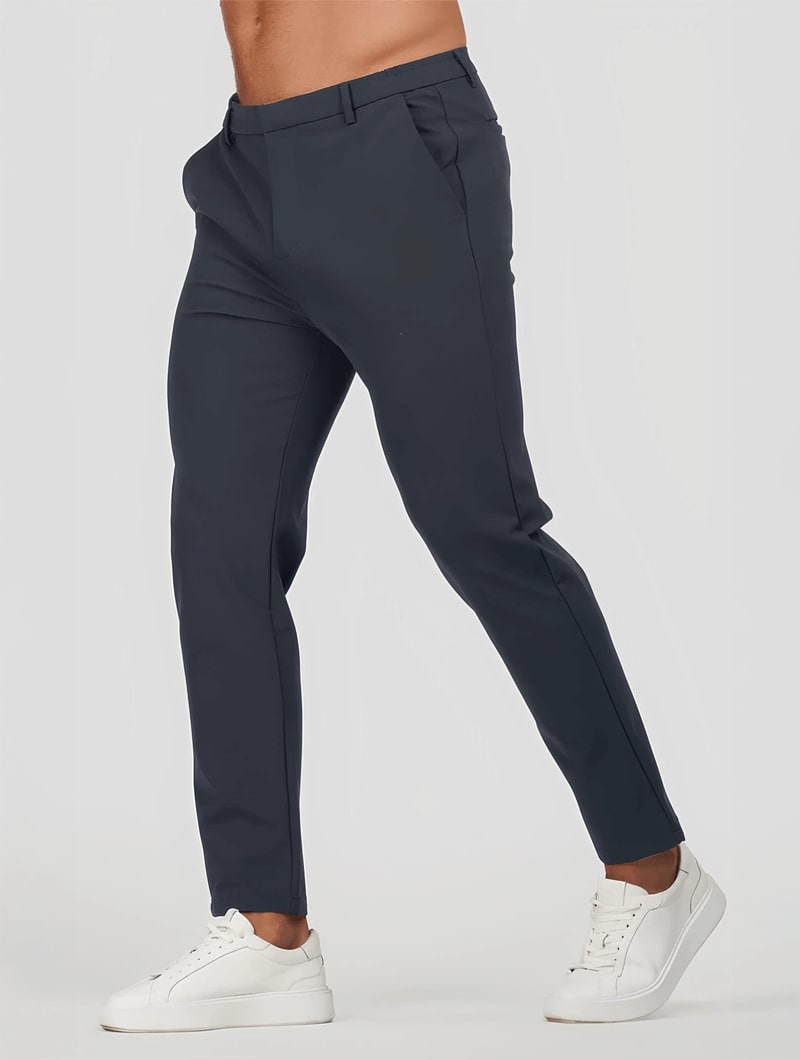 Rocio Stretch Trousers - Navy Blue
