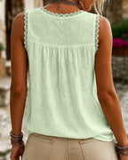 Marjet | V-Neck Lace Tank Top