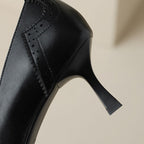 Célora Leather Strap Heels