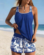 Marie | Bedruckter Tankini-Set