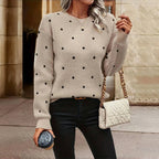 Angelique - Sanfter Pullover mit feinen Punktakzenten