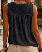 Marjet | V-Neck Lace Tank Top