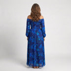 Aspen | Floral Maxi Dress with Off-Shoulder Design