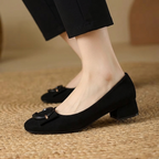 Elisé Suede Ballerina Flats